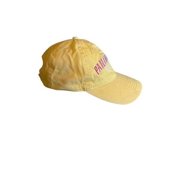 Panama City Beach Yellow Cap Hat By Alvins Island Adjustable - Picture 4 of 7